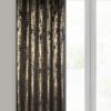 Zasłona gotowa Renia czarna 140 x 250 cm – zaciemnia pomieszczenie