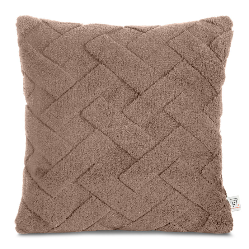 POSZEWKA DESIGN91 45 X 45 CM CIEMNOBEŻOWY