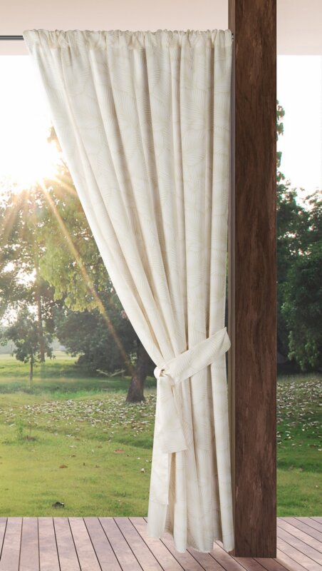 Zasłona gotowa biała 155 x 200 cm – zapewni cień i prywatność