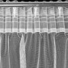 Firana gotowa biała 300 x 145 cm – łatwa w wieszaniu