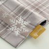 Obrus świąteczny Holly beżowy 30 x 40 cm – odporny na plamy