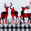KOMPLET POŚCIELI ŚWIATECZNEJ SANTA/01 220 X 200 CM BIAŁY