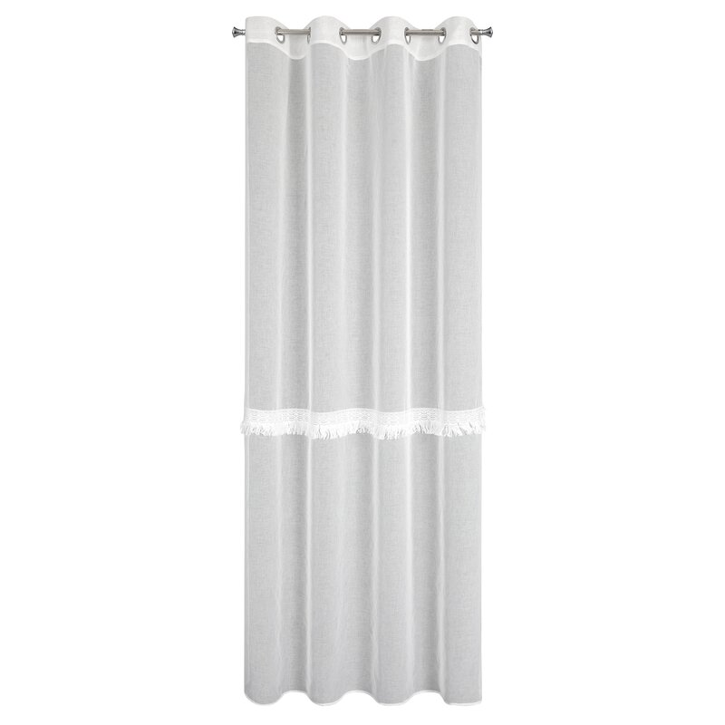 Firana gotowa Roxana biała 140 x 250 cm – rozjaśnia wnętrze