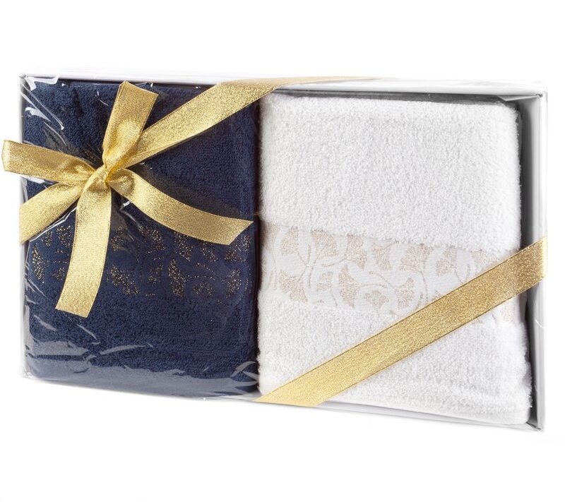 Komplet ręczników Blink biały 37 x 25 x 6 cm – miękki i chłonny