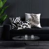 Poszewka welwetowa Ming10B biała 45 x 45 cm – doda charakteru