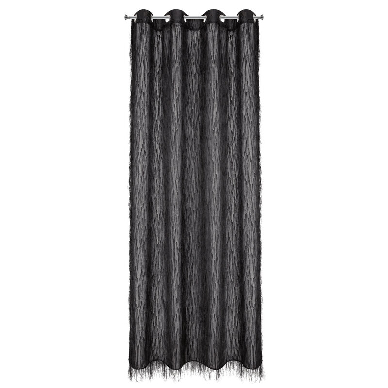 Zasłona gotowa Aurora czarna 140 x 250 cm – zaciemniająca sypialnię