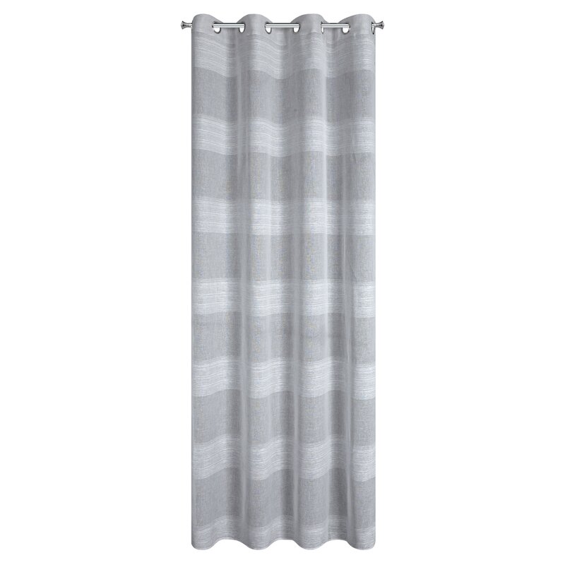 Zasłona gotowa Agata srebrna 140 x 250 cm – doda przytulności
