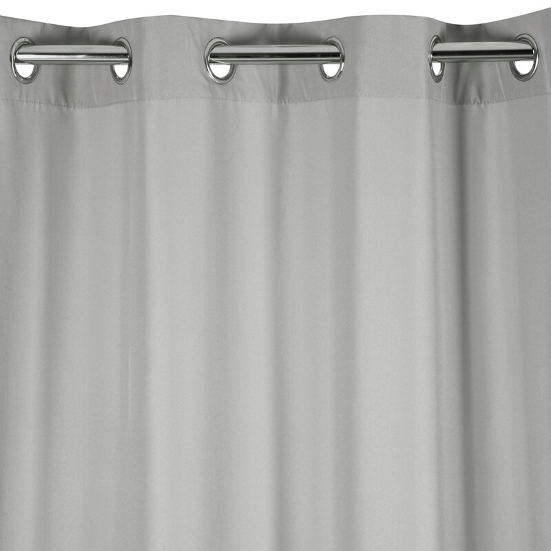 Zasłona gotowa Rita srebrna 140 X 250 CM – rozjaśnia wnętrze