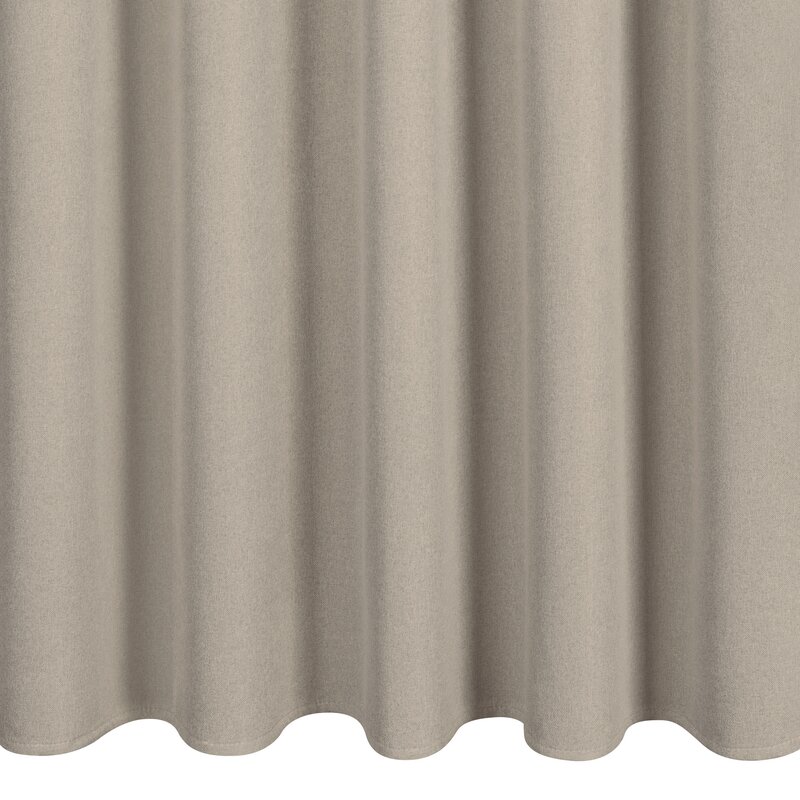 Zasłona gotowa Suzan ciemnobeżowa 135 X 270 cm – zapewnia zaciemnienie