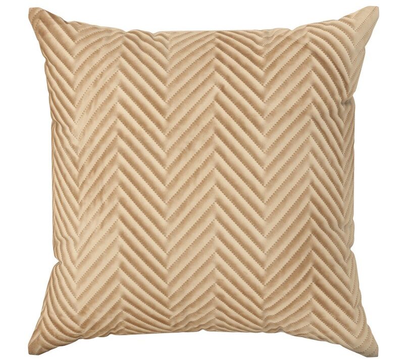 Poszewka velvet Sofia miodowa 45 x 45 cm – dodatek do relaksu