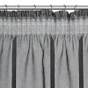 Firana gotowa Carli czarna 140 x 250 cm – zaciemniająca i stylowa