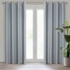 Zasłona gotowa Selina stalowa 140 x 250 cm – zaciemnienie sypialni