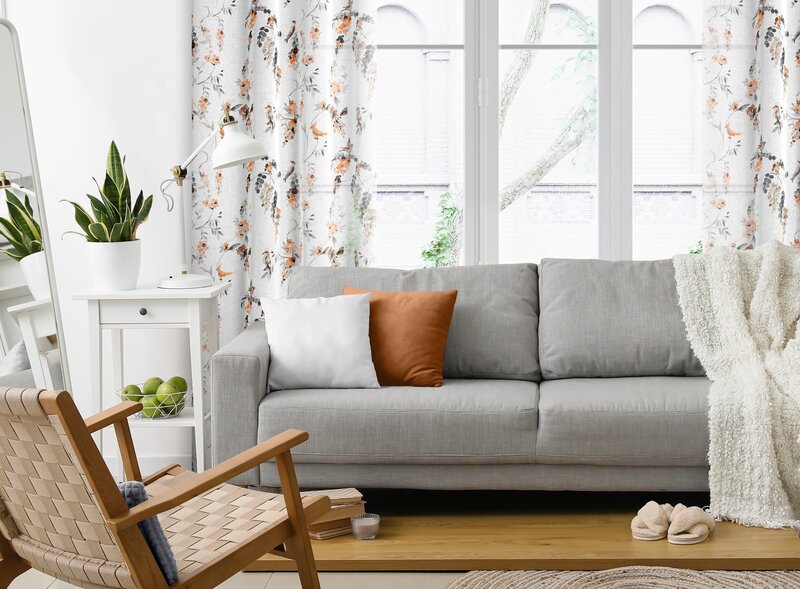 Zasłona gotowa RIKI biała 140 x 250 cm – rozjaśnia wnętrze