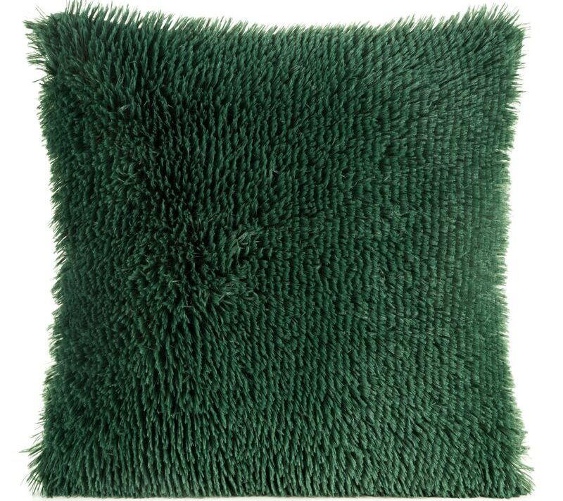 Puszysta poszewka DESIGN91 ciemnozielona 40 X 40 CM – miękka i puszysta