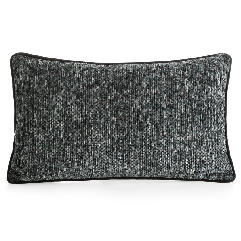 Poszewka Bukla BARI 02 stalowa 30 x 50 cm – doda przytulności