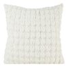 Poszewka velvet biała 45 x 45 cm – dodaje przytulności