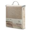 Narzuta welurowa D91 Luiz beżowa 170 x 210 cm – wprowadza przytulność