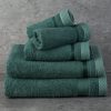 Ręcznik Abbie ciemnozielony 30 x 50 cm – miękki i chłonny
