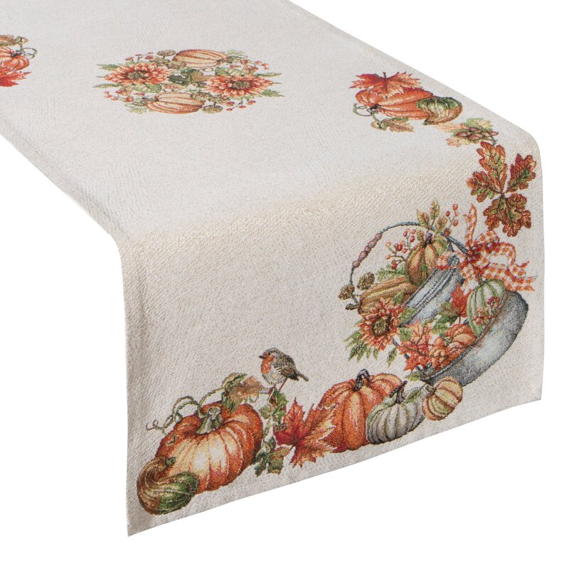 Obrus gobelinowy NAT 45x140 cm – wprowadzi ciepło