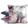 Poszewka velvet różowa 45 x 45 cm – wprowadza romantyczny nastrój