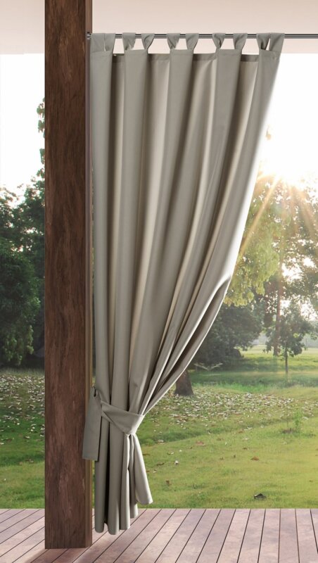 Zasłona gotowa Garden beżowa 155 X 260 CM – zapewnia cień i prywatność