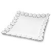 PATERA DEKORACYJNA ARIANA (01) 25 X 25 X 3 CM BIAŁY