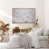 Obraz 628 kwitnące gałęzie beżowy 60 X 40 cm – do salonu i sypialni