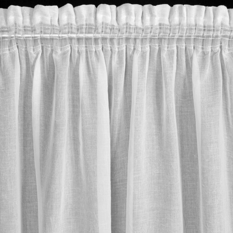 Firana gotowa Marina biała 140 X 270 CM – pięknie rozprasza światło