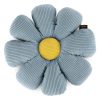 Poszewka ozdobna Flower niebieska fi 37 cm – kwiatowa dekoracja wnętrz