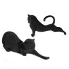 Figurka ceramiczna Eldo czarna 26 x 9 x 9 cm – doda charakteru