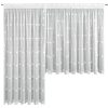 Firana gotowa biała 400 x 160 cm – rozjaśnia wnętrze