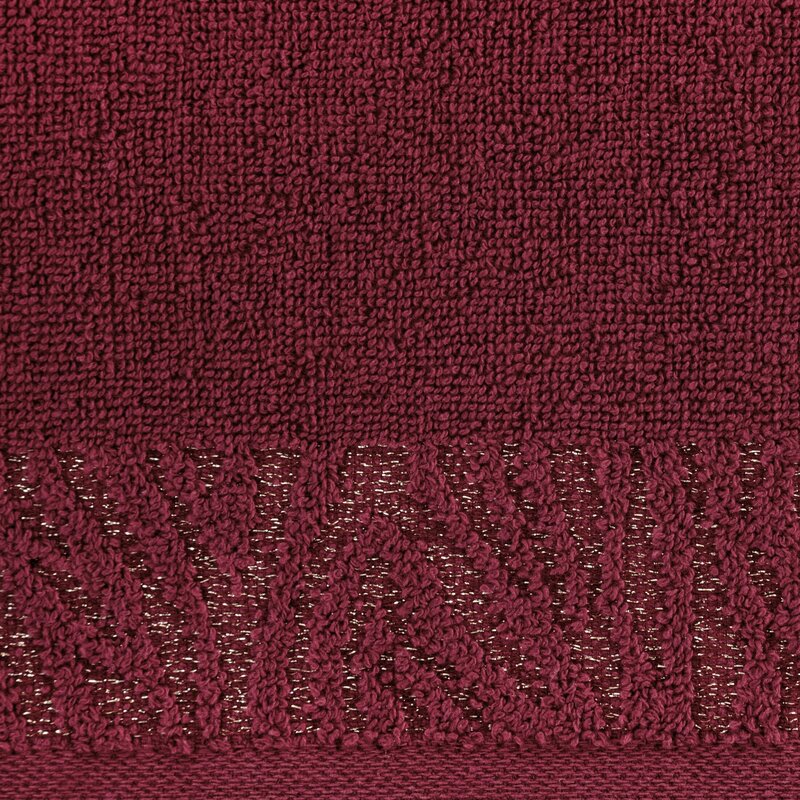 Ręcznik Margo bordowy 70 x 140 cm – z delikatnym połyskiem