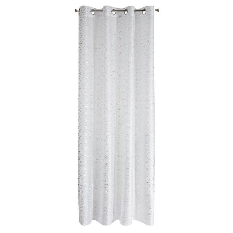 Firana gotowa Seylan biała 140 x 250 cm – zwiewna zasłona