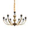 Lampa wisząca Melba 01 złota fi 71 x 120 cm – do przestronnych wnętrz