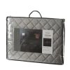 Narzuta velvet LORI srebrna 170 x 210 cm – nada blasku sypialni