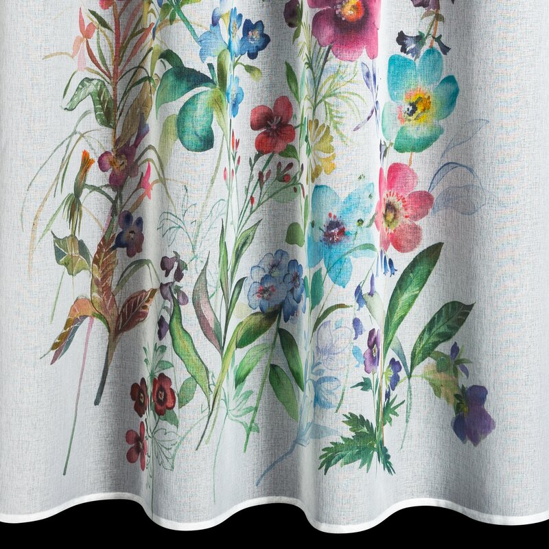 ZASŁONA GOTOWA SPRING 140 X 250 CM BIAŁY