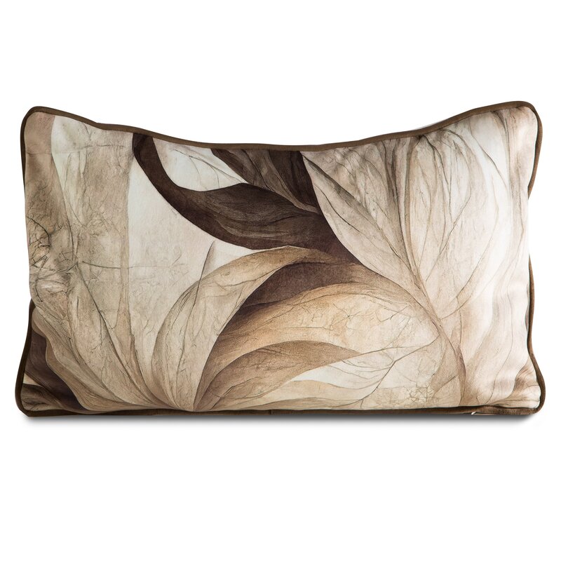 Poszewki velvet Sylvia brązowa 30 x 60 cm – dodają przytulności