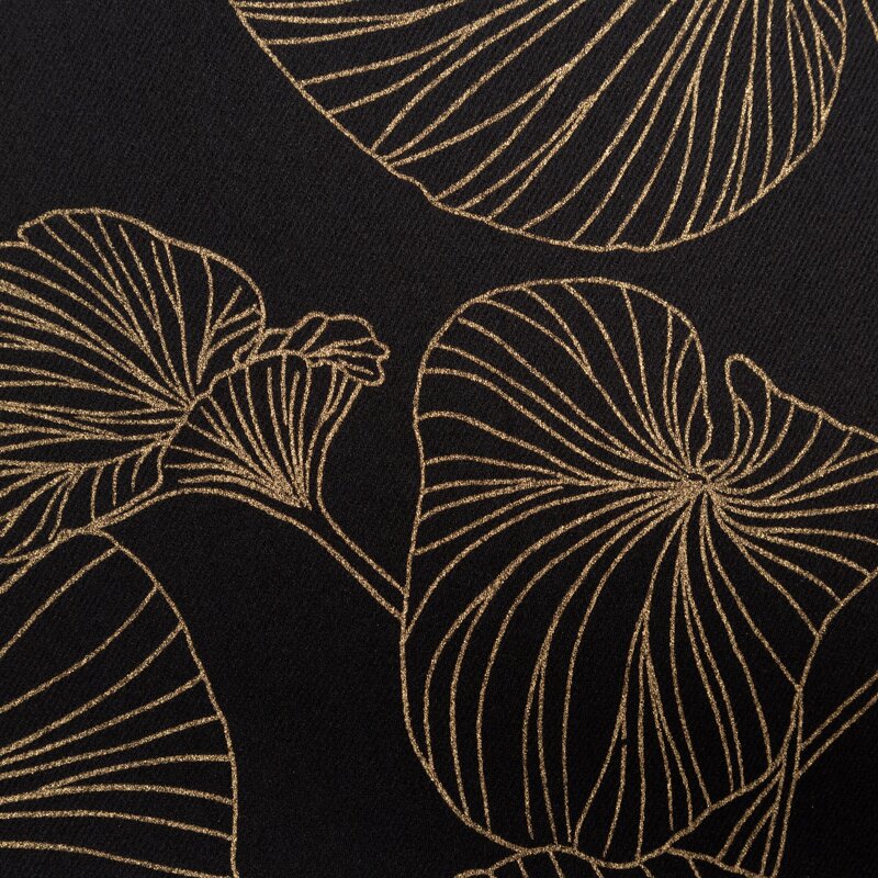 Zasłona gotowa Marigold czarna 140 x 250 cm – zaciemniająca