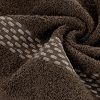 Ręcznik żakard Riva (06) brązowy 70 x 140 cm – miękki i chłonny