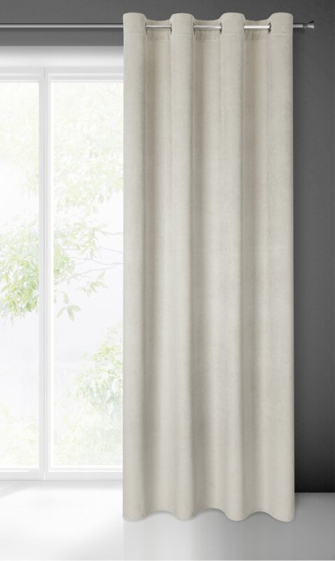 ZASŁONA GOTOWA ELIZA 140 X 250 CM BEŻOWY