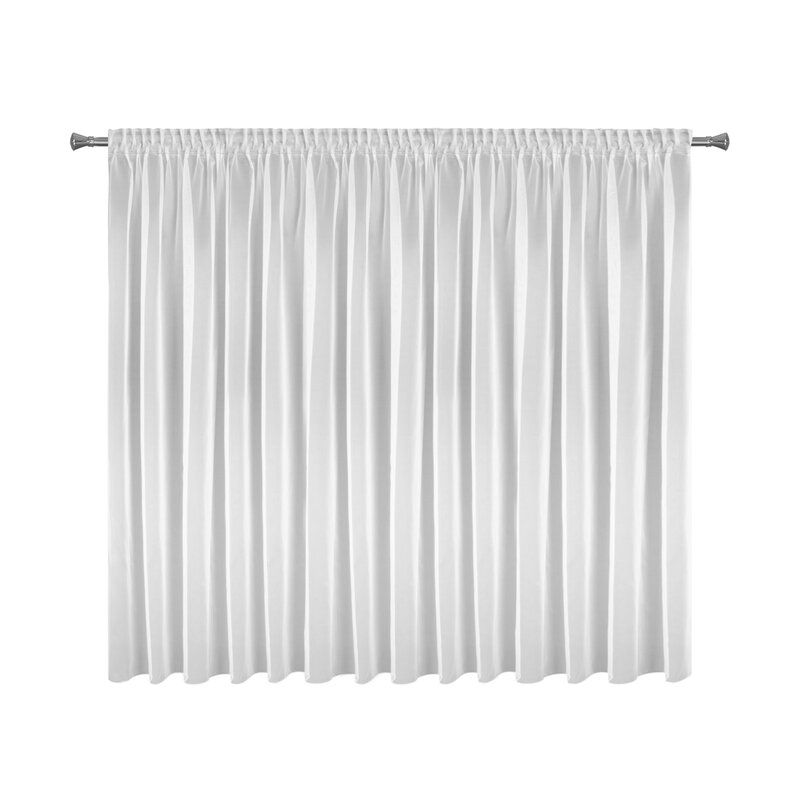 Firana gotowa ESEL biała 350 x 150 cm – rozjaśnia wnętrze