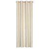 Zasłona gotowa kremowa 140 x 250 cm – dodaje ciepła wnętrzu