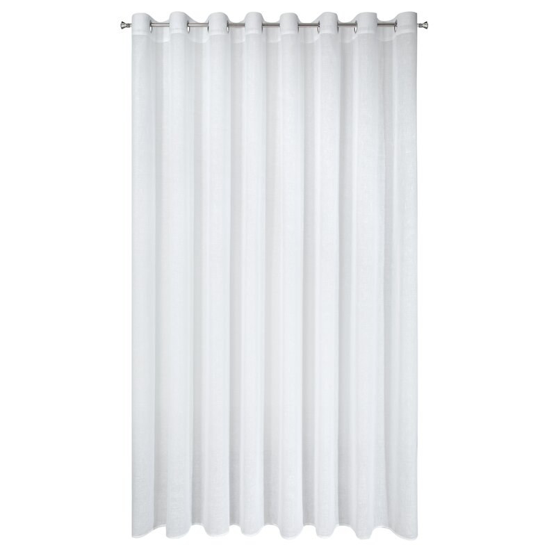 Firana gotowa Viola biała 400 x 250 cm – rozświetla wnętrze