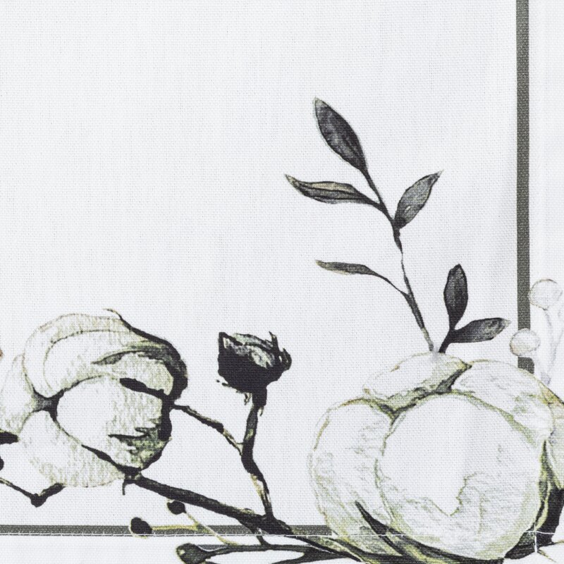 OBRUS NATU 4 140 X 220 CM BIAŁY