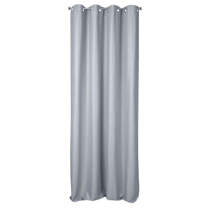 Zasłona gotowa ESSME srebrna 140 X 250 CM – nowoczesny blask