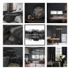 Zasłona gotowa Aggie czarna 140 X 270 CM – miękka i elegancka