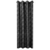 Zasłona welwetowa Goja czarna 140 X 250 cm – z błyszczącym wzorem