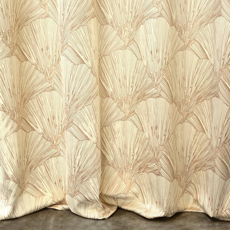 Zasłona gotowa welwet kremowa 140 x 250 cm – zaciemnia pomieszczenie