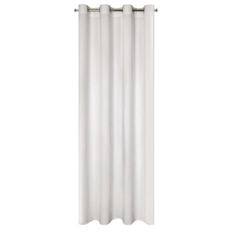 Zasłona gotowa Milo biała 140 X 250 CM – nadaje wnętrzu przytulność