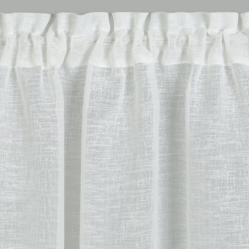 Firana gotowa Sylwia biała 150 x 60 cm – rozprasza światło
